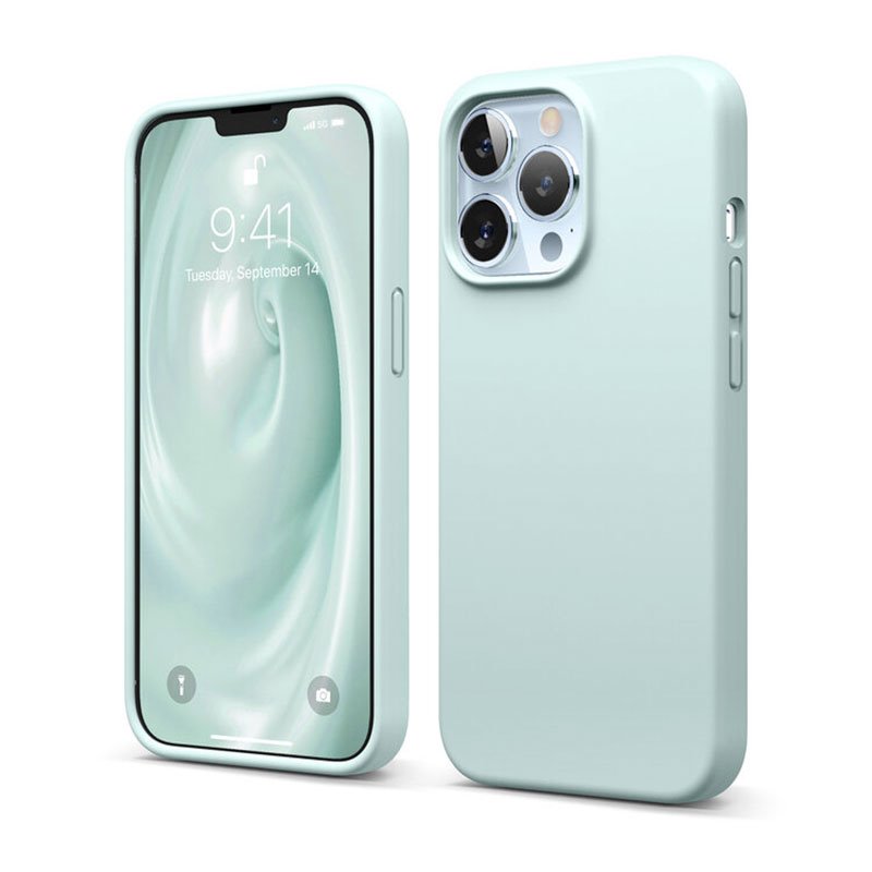 Elago kryt Silicone Case pre iPhone 13 Pro - Mint
