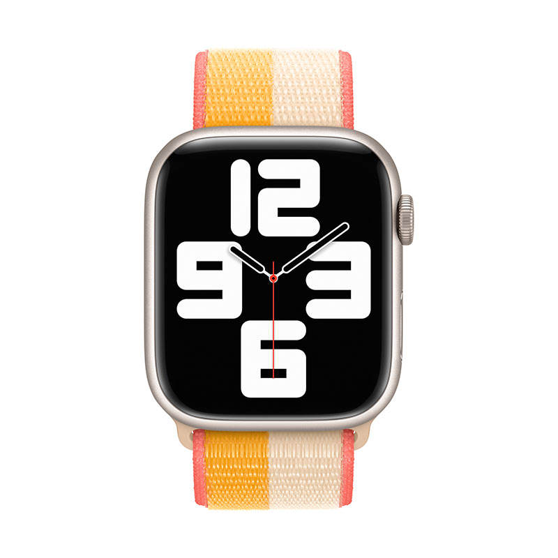 Apple Watch 45mm Maize/White Sport Loop - Regular
