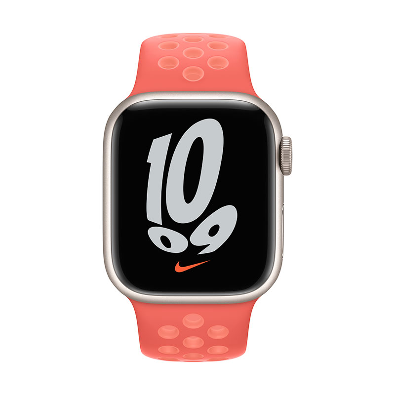 Apple Watch 41mm Magic Ember/Crimson Bliss Nike Sport Band - Regular