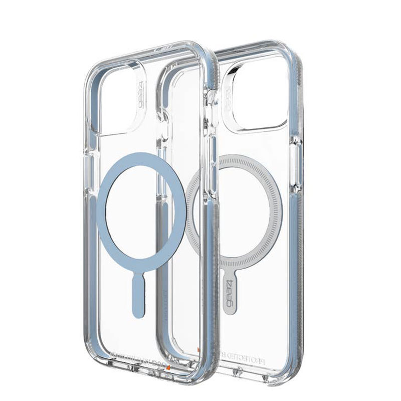 GEAR4 kryt Santa Cruz Snap D30 Magsafe pre iPhone 13 - Light Blue