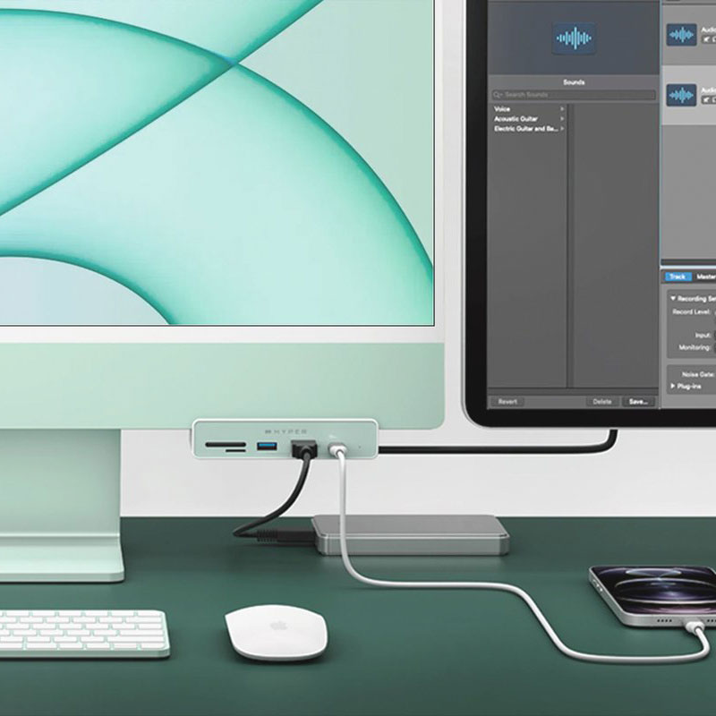 Hyper USB-C Hub HyperDrive 6-in-1 pre iMac 2021 & 2023