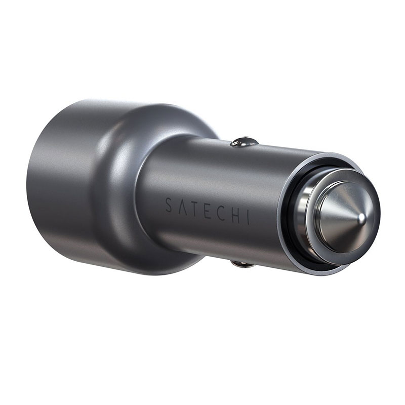 Satechi 40W Dual USB-C PD Car Charger - Space Gray