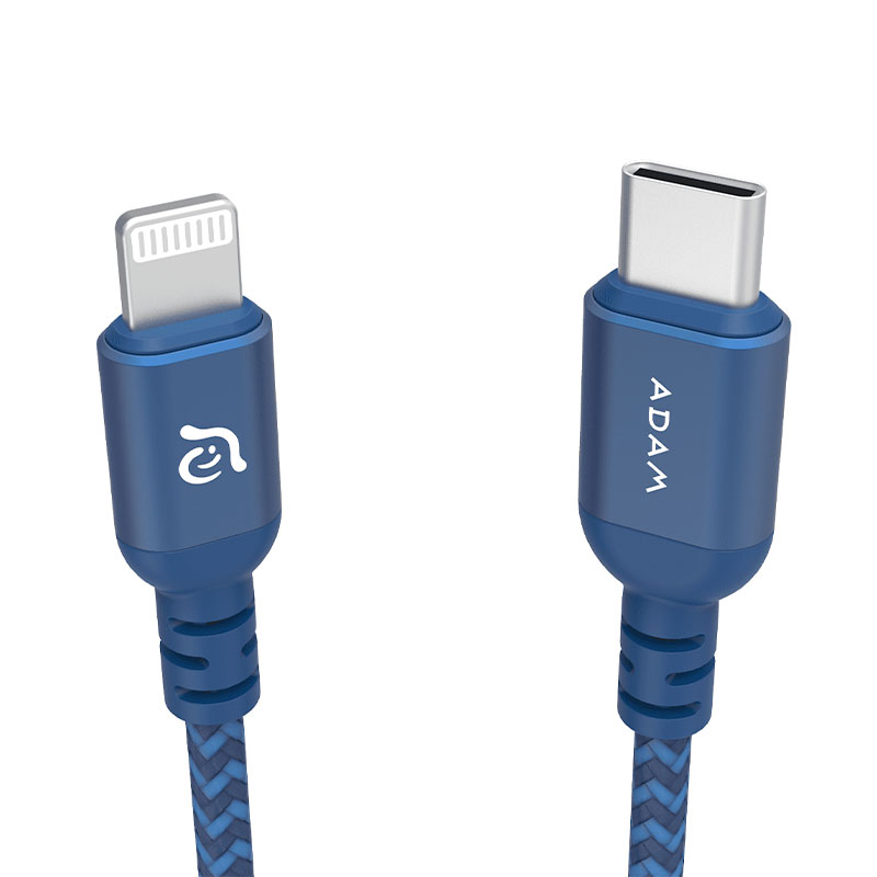 Adam Elements kábel Peak II C120B USB-C to Lightning 1,2m - Blue