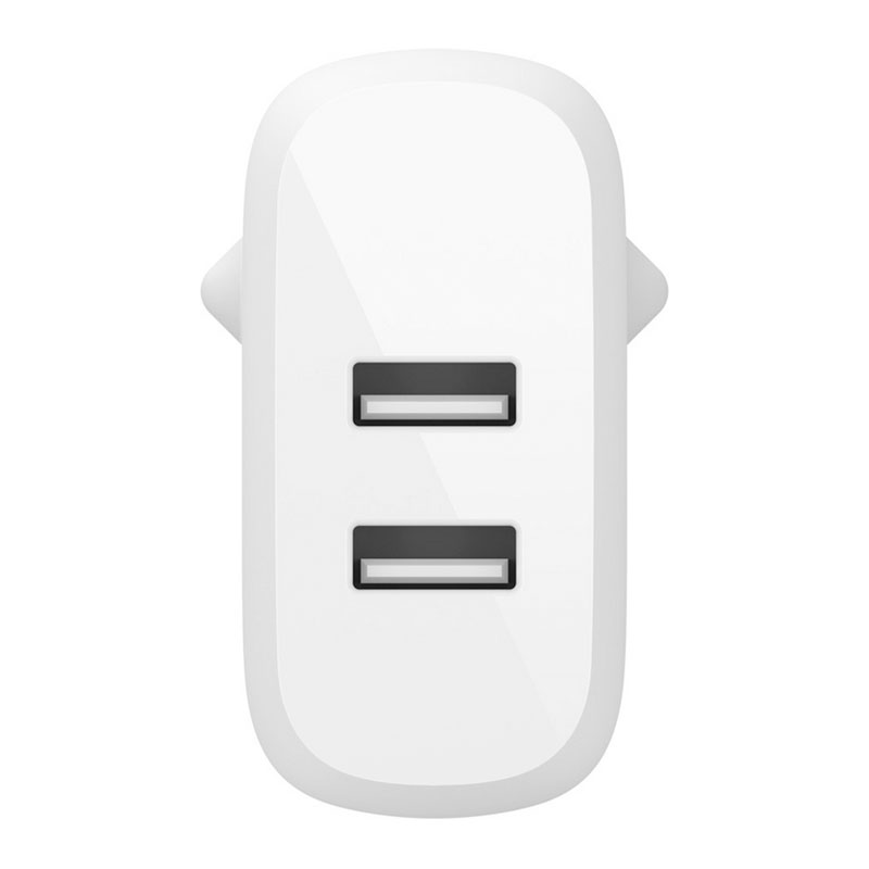 Belkin Boost Charge Dual USB-A Wall Charger 24W - White