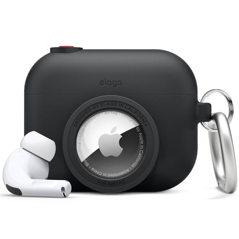 Elago puzdro Snapshot Case pre Airpods Pro/Airtag - Black