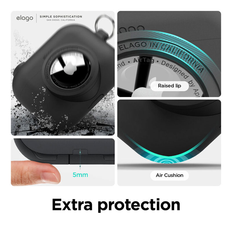 Elago puzdro Snapshot Case pre Airpods Pro/Airtag - Black