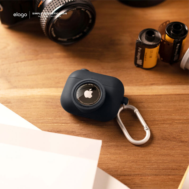 Elago puzdro Snapshot Case pre Airpods Pro/Airtag - Black