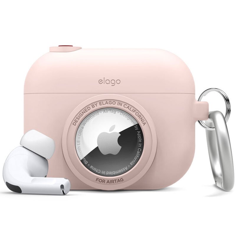 Elago puzdro Snapshot Case pre Airpods Pro/Airtag - Sand Pink