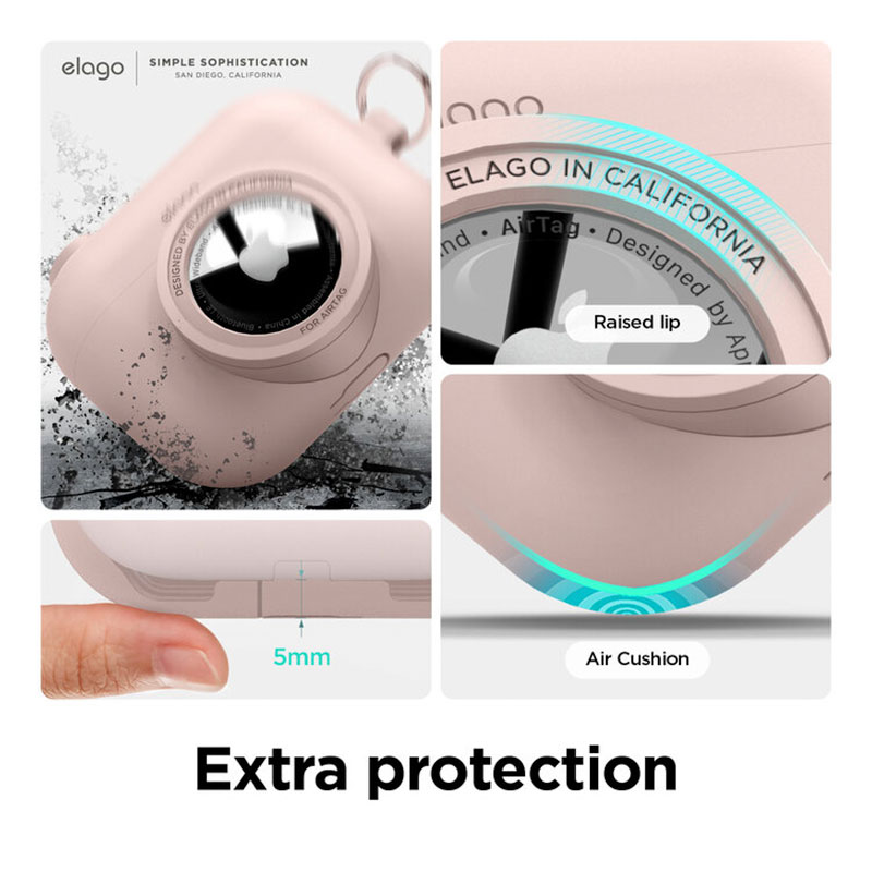 Elago puzdro Snapshot Case pre Airpods Pro/Airtag - Sand Pink