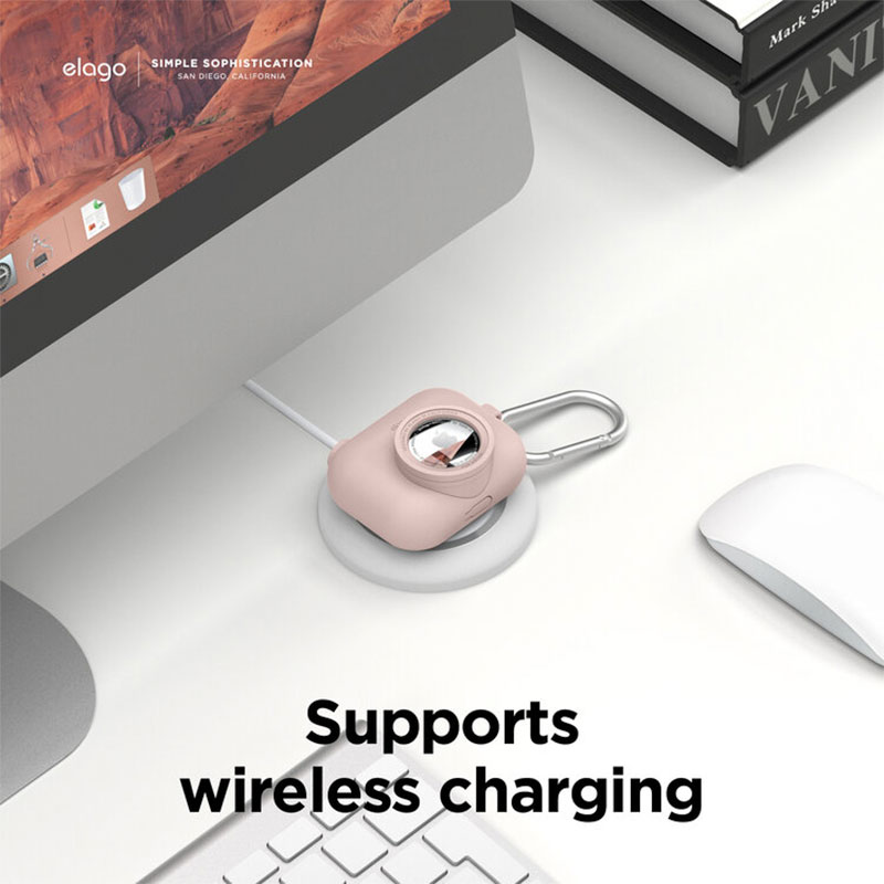 Elago puzdro Snapshot Case pre Airpods Pro/Airtag - Sand Pink