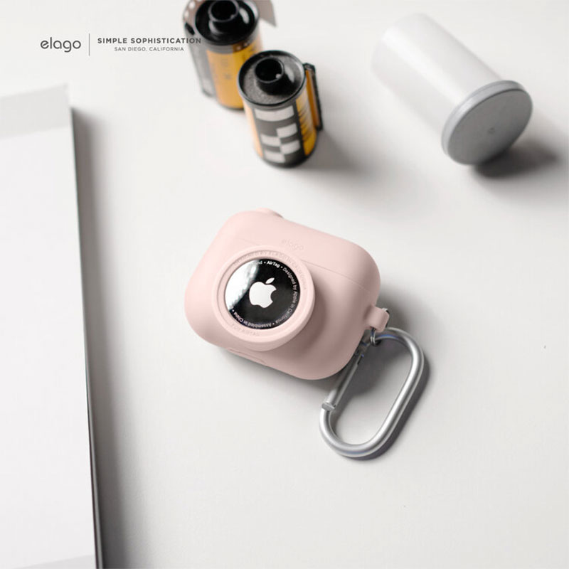 Elago puzdro Snapshot Case pre Airpods Pro/Airtag - Sand Pink