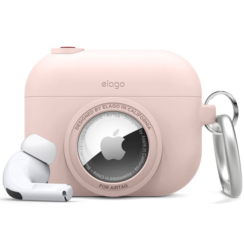 Elago puzdro Snapshot Case pre Airpods Pro/Airtag - Sand Pink