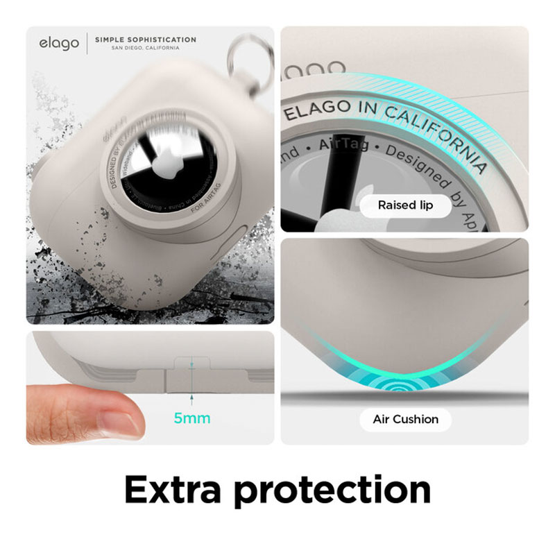 Elago puzdro Snapshot Case pre Airpods Pro/Airtag - Stone