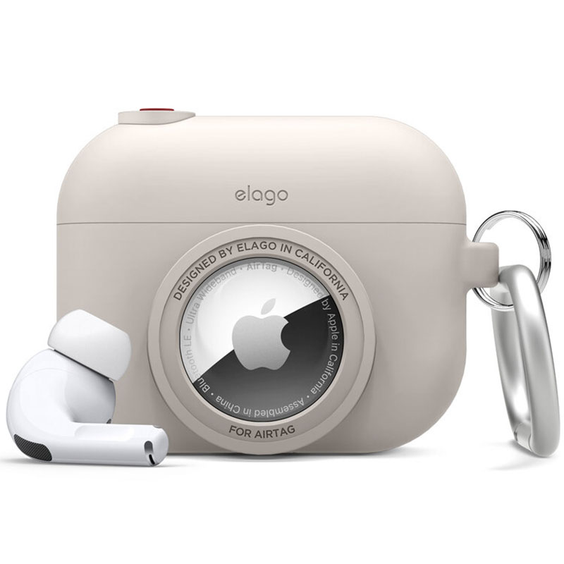 Elago puzdro Snapshot Case pre Airpods Pro/Airtag - Stone