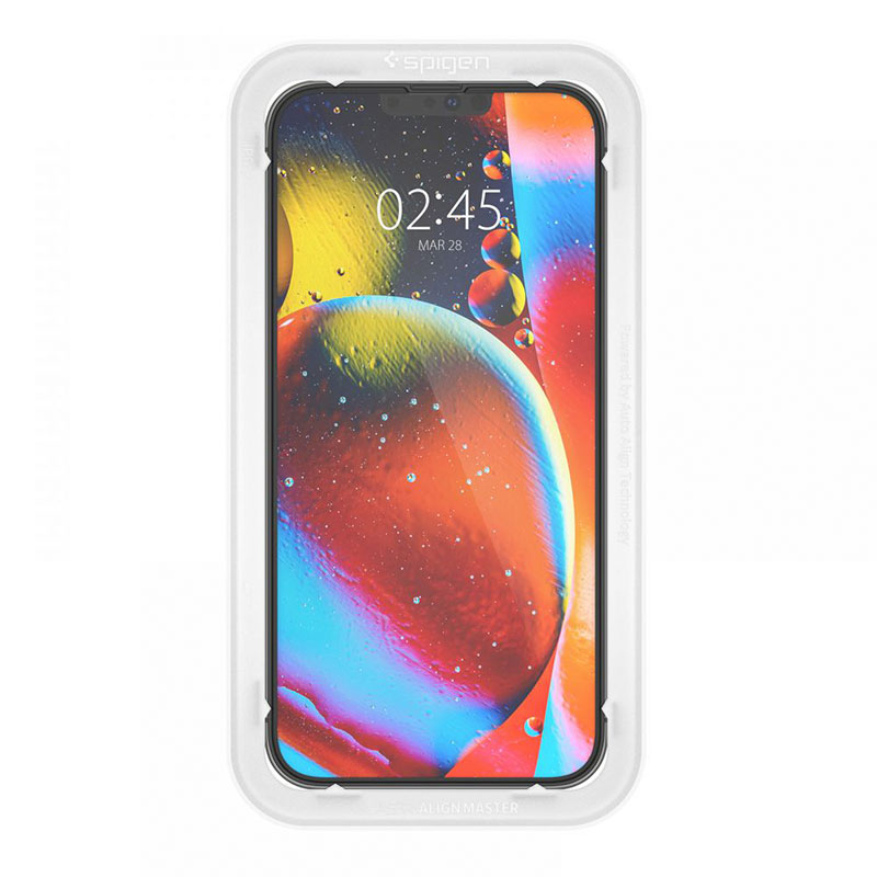 Spigen ochranné sklo Glas.tR AlignMaster pre iPhone 14 Plus/|13 Pro Max 2 ks - Black Frame