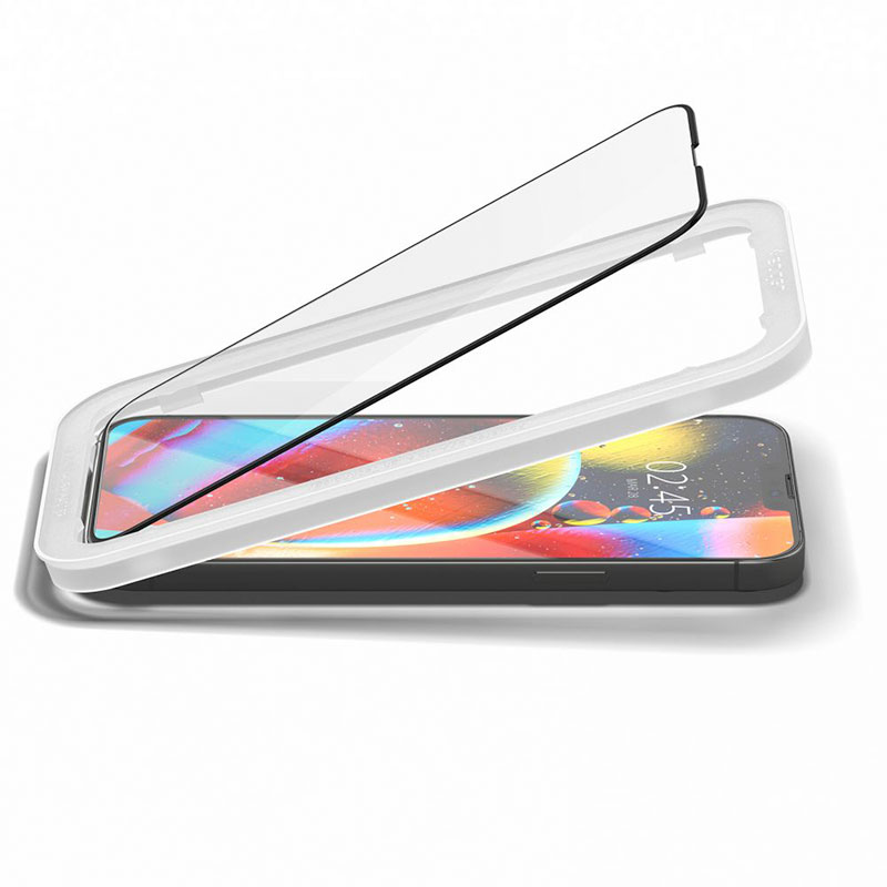 Spigen ochranné sklo Glas.tR AlignMaster pre iPhone 14 Plus/|13 Pro Max 2 ks - Black Frame