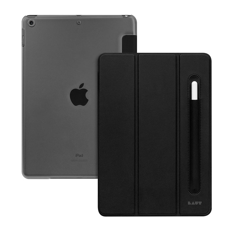 LAUT puzdro Huex Folio Case with Pencil Holder pre iPad 2019/2020/2021 - Black