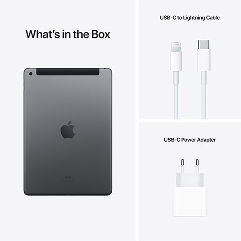 iPad 10.2" Wi-Fi + Cellular 64GB Vesmírně šedý (2021)