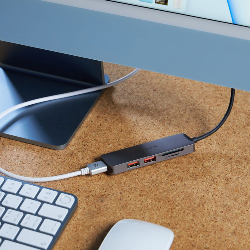 Adam Elements USB-C Casa A05 5-in-1 Hub 4K 60 Hz - Grey