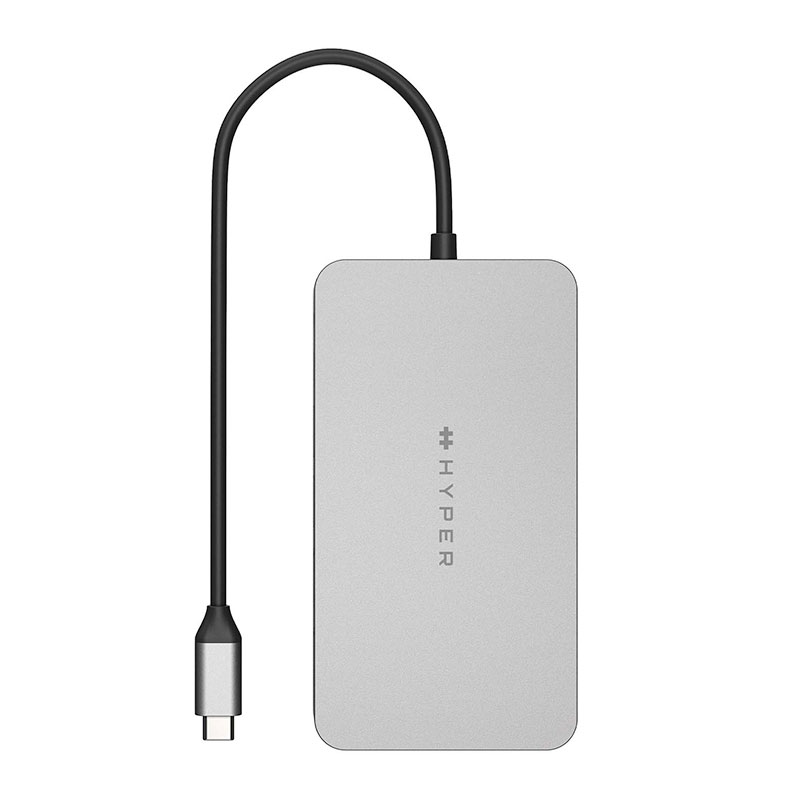 Hyper HyperDrive Dual 4K HDMI 10-in-1 USB-C Hub - Space Gray