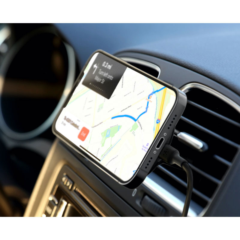 Belkin Boost Charge Magnetic Wireless Car Charger 10W + 20W PD Charger-Black