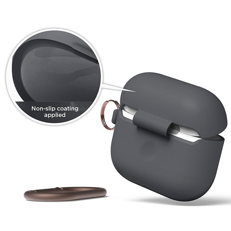 Elago Airpods 3 Silicone Hang Case-Dark Grey