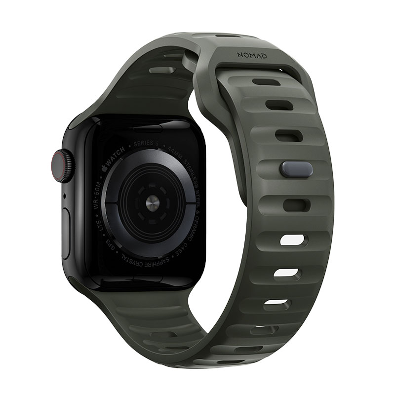 Nomad řemínek Sport Strap pro Apple Watch 49/45/44/42 mm - Ash Green