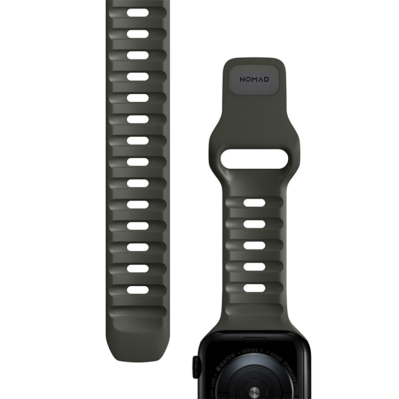 Nomad řemínek Sport Strap pro Apple Watch 49/45/44/42 mm - Ash Green