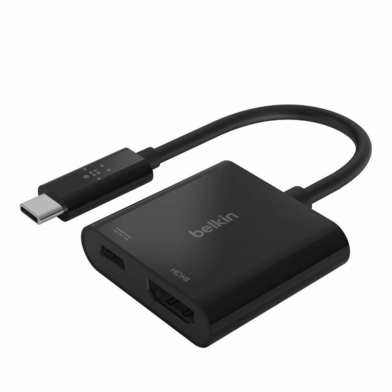 Belkin USB-C to HDMI + Charge Adapter - Black
