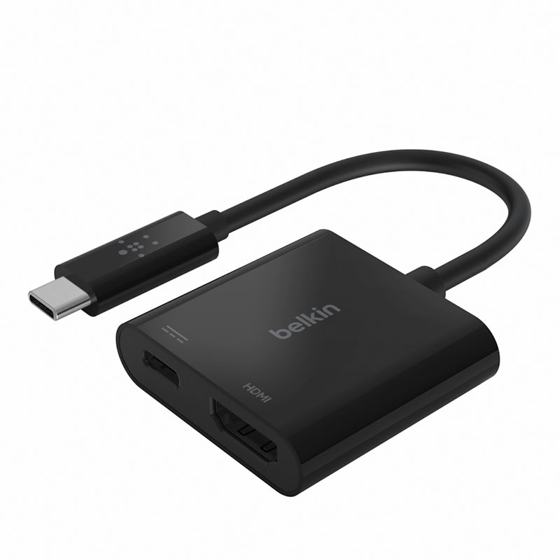 Belkin USB-C to HDMI + Charge Adapter - Black