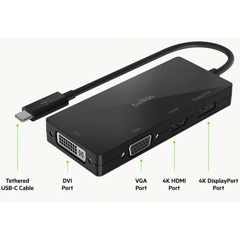 Belkin USB-C Video adaptér-Black