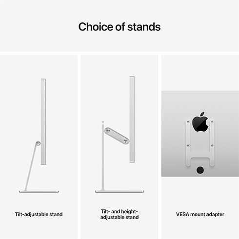 Apple Studio Display - Štandardné sklo - Stojan s nastaviteľným náklonom a výškou