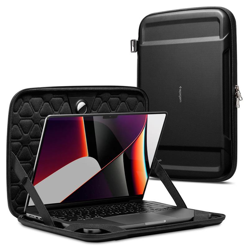 Spigen pouzdro Rugged Armor Pro pro Macbook Pro 16" (2019+)/MacBook Air 15" - Black