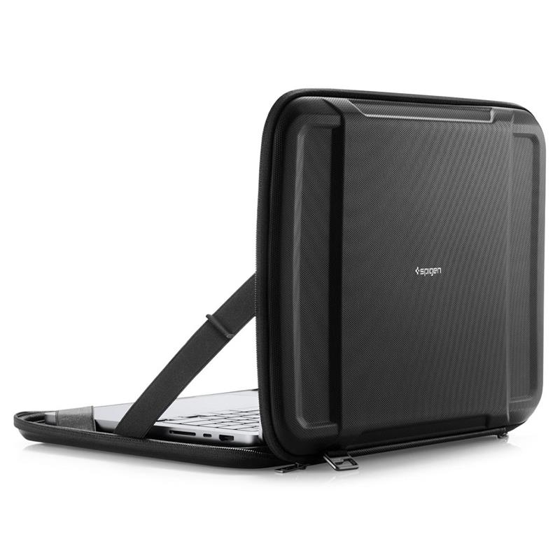 Spigen pouzdro Rugged Armor Pro pro Macbook Pro 16" (2019+)/MacBook Air 15" - Black