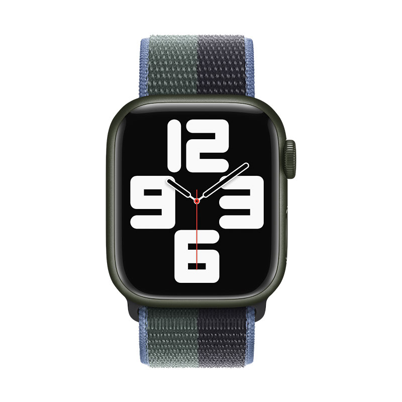 Apple Watch 41mm Midnight/Eucalyptus Sport Loop