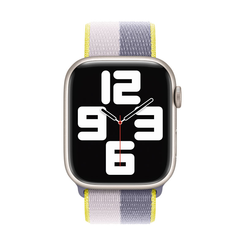 Apple Watch 45mm Lavender Gray/Light Lilac Sport Loop