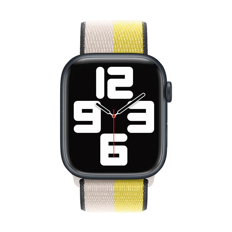Apple Watch 45mm Oat Milk/Lemon Zest Sport Loop