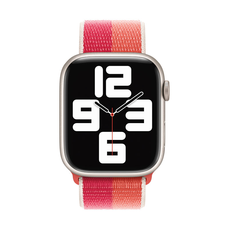 Apple Watch 45mm Nectarine/Peony Sport Loop