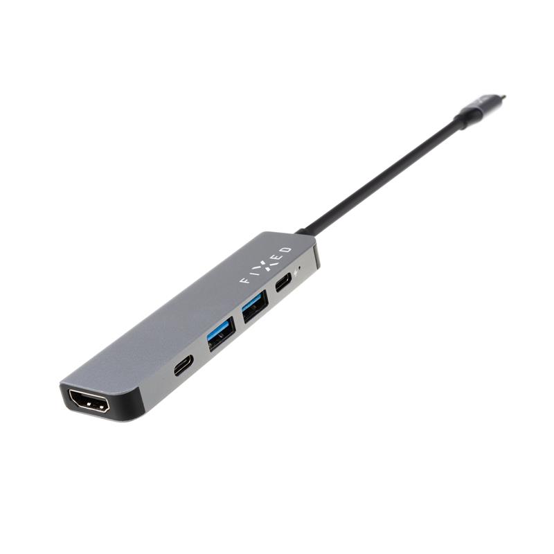 FIXED HUB Mini 5in1 s rozhraním USB-C pro notebooky a tablety