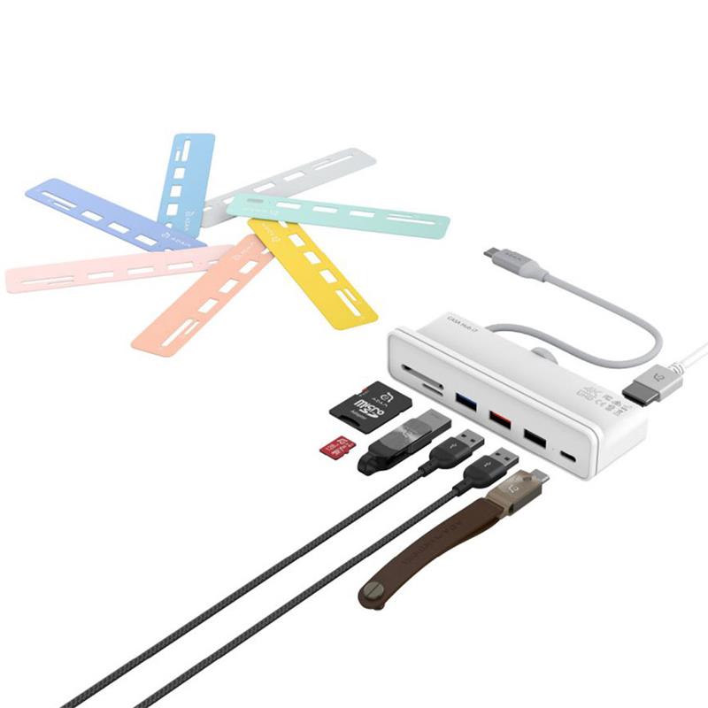 Adam Elements USB-C Casa 7-in-1 Multi-Function Hub i7 pre iMac 2021 & 2023 - White
