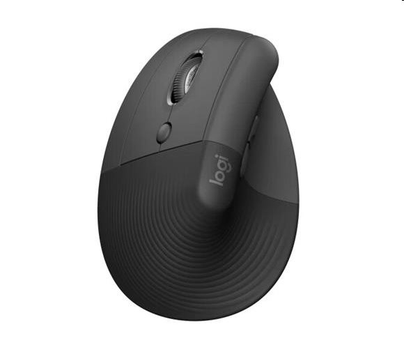 Logitech Lift Left Vertical ergonomická myš - grafitová