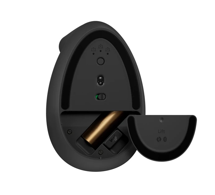 Logitech Lift Left Vertical ergonomická myš - grafitová