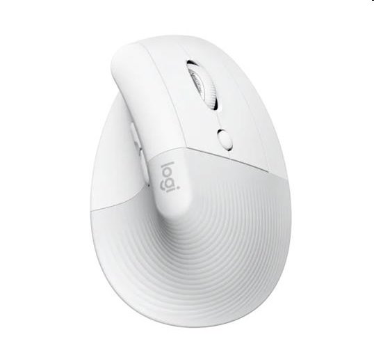 Logitech Lift Vertical ergonomická myš - svetlo šedá