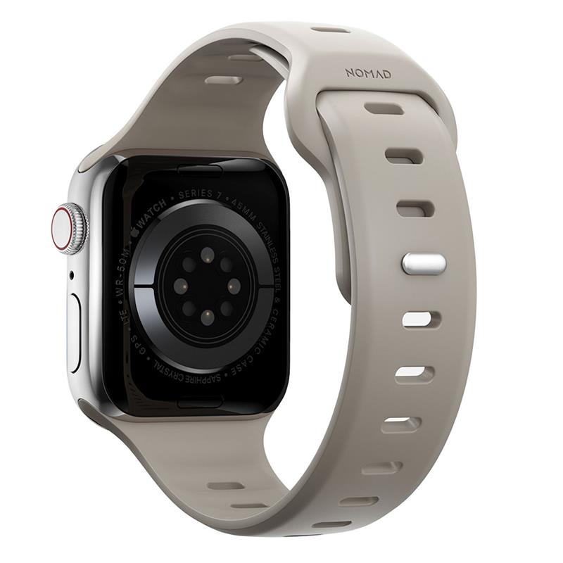 Nomad řemínek Sport Slim Band pro Apple Watch 42/44/45mm - Bone
