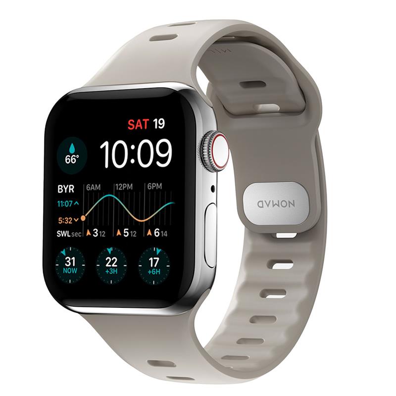 Nomad řemínek Sport Slim Band pro Apple Watch 42/44/45mm - Bone