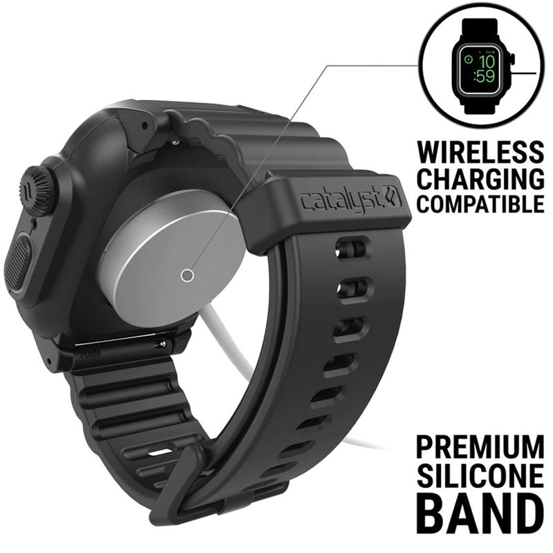 Catalyst puzdro Total Protection Case pre Apple Watch 7/8 45 mm - Stealth Black
