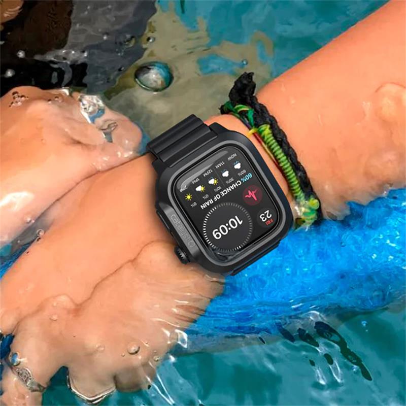 Catalyst puzdro Total Protection Case pre Apple Watch 7/8 45 mm - Stealth Black