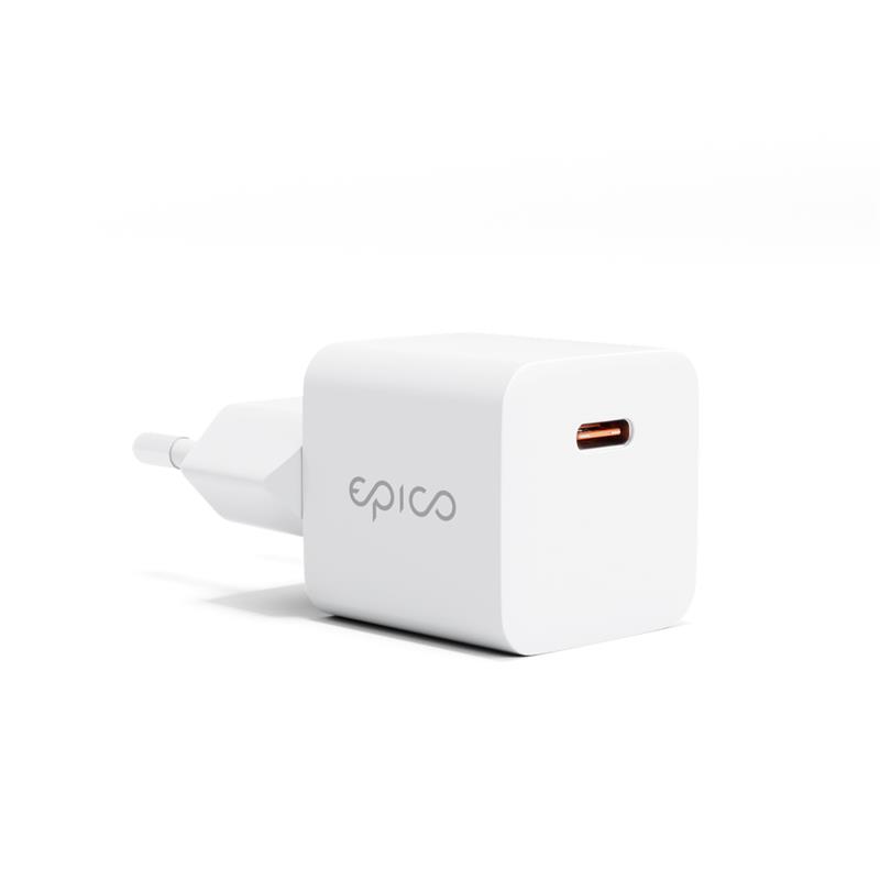iStores by EPICO 20W PD MINI CHARGER - biely