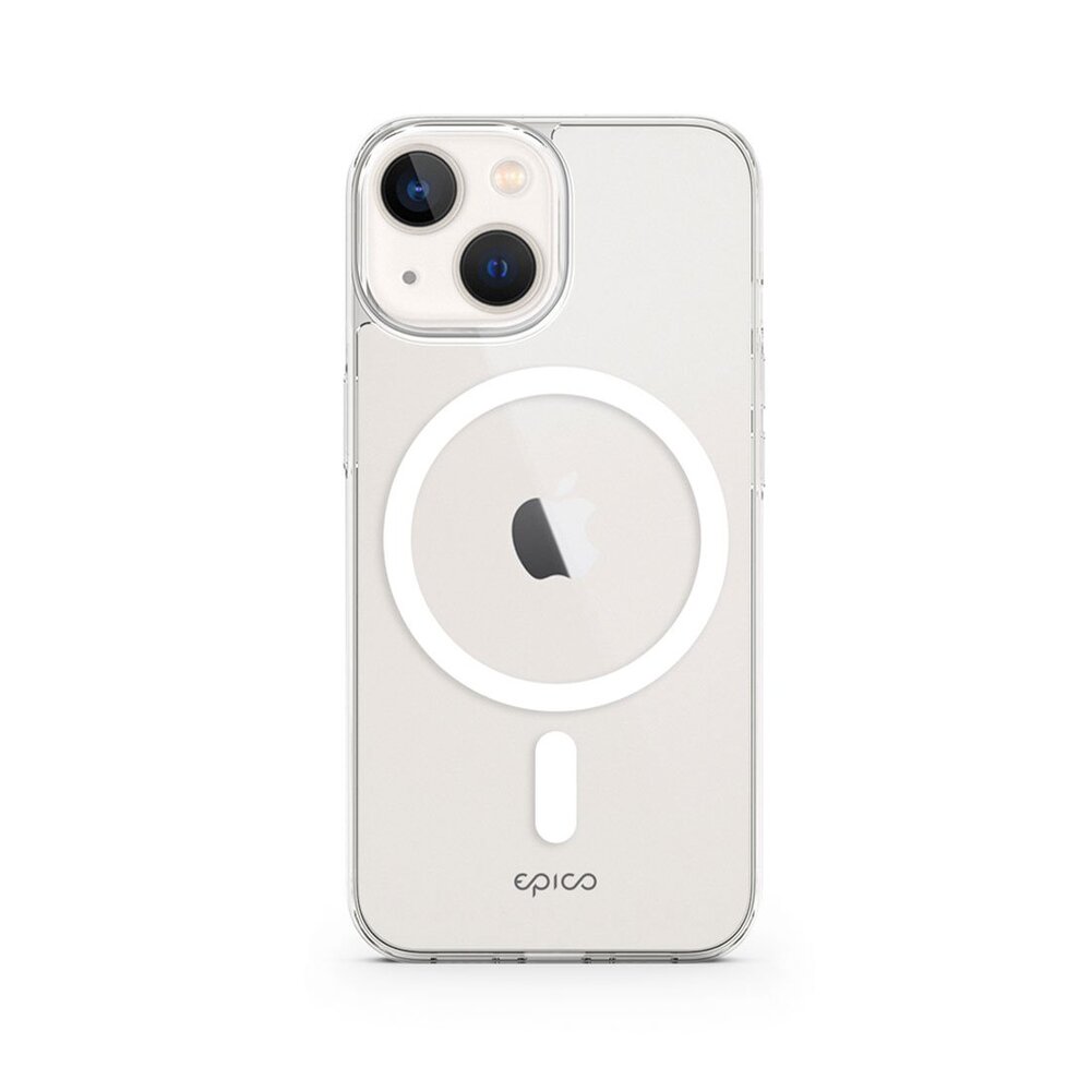 iStores by EPICO HERO MAGNETIC - MAGSAFE COMPATIBLE CASE iPhone 13 mini - transparentný