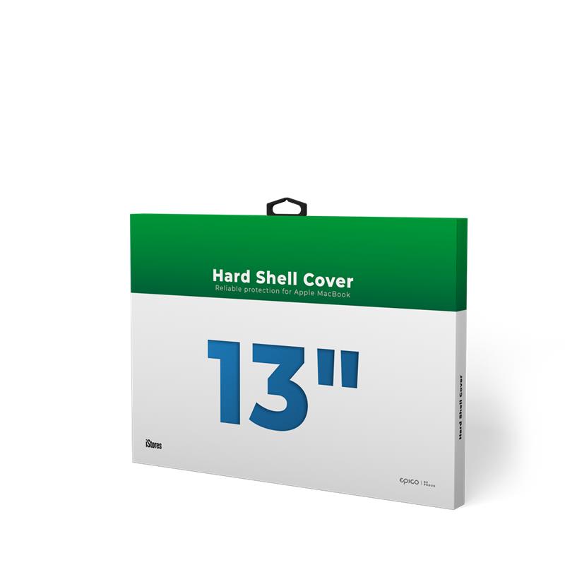 iStores by EPICO SHELL COVER MacBook Pro 13" (2017/2018/2019/2020) GLOSS - biely transparentný